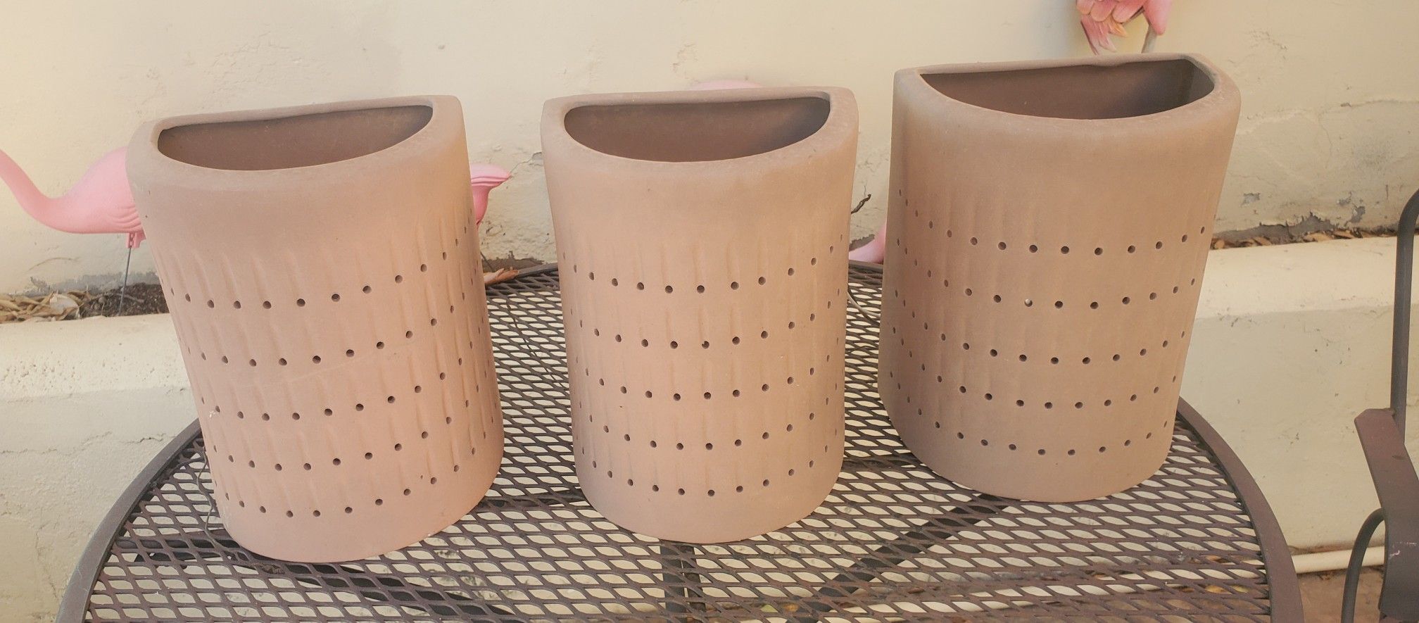 3 Clay Light Fixtures