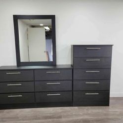 Dresser with Mirror and Chest ⚜️ Cómoda con Espejo y Gavetero 🚚[Fast-Delivery]💨