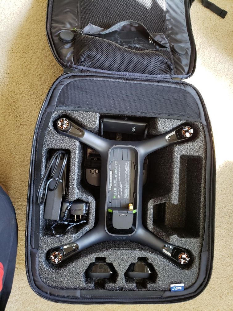 3DR solo drone+Gopro 4+a lot accessories