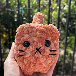 Loaf Cat 🐈 $18 Handmade 🧶 Crochet 🧶 Plushie 