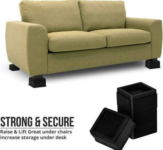 8 Piece RISERS (black or brown)