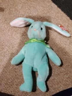 TY Beanie Babies - KuKu the Cockatoo '97 retired & Hippity the Rabbit '96