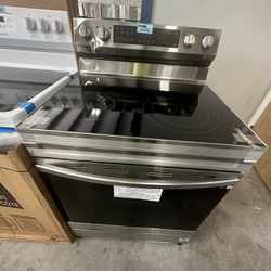 Samsung New Electric Stove Scratch & dent 