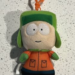 South Park Kyle Broflovski plush bag clip/keychain. 