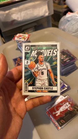 Stephon Castle 2024-25 Panini Donruss Optic Net Marvels No. 12 RC Rookie Card