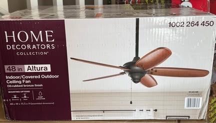 Altura 48 in. Indoor/Outdoor Oil-Rubbed Bronze Ceiling Fan