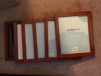 Assorted Picture Frames And Diploma Frame