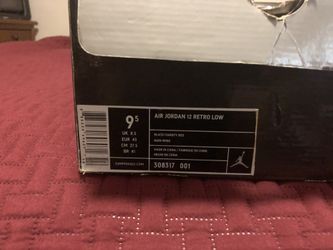 Jordan 12s low size 9.5