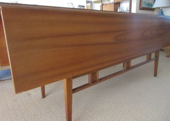 Mid-century modern drop-leaf dining table