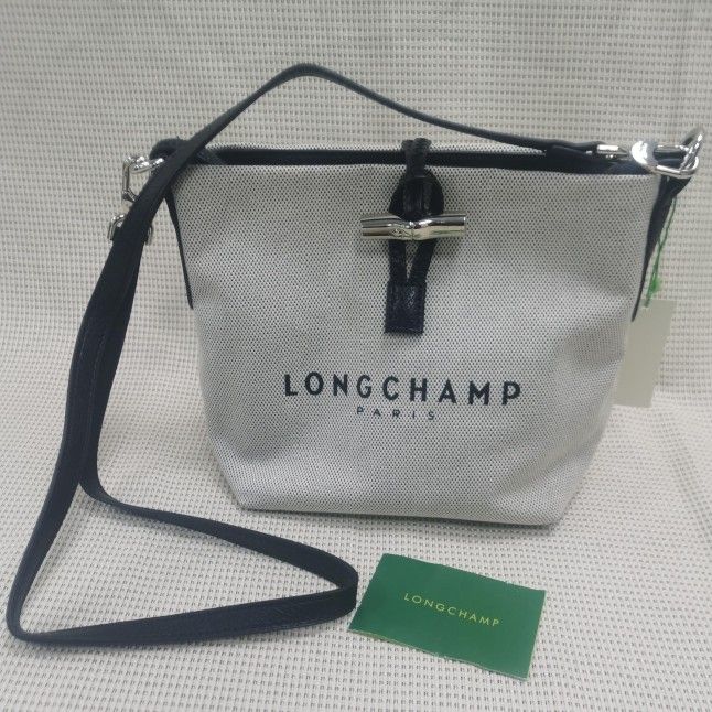 Longchamp Essential Toile Bucket Bag