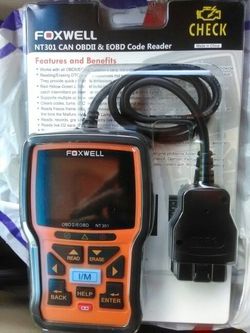 Foxwell NT 301 scanner read and clear code