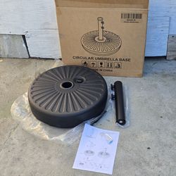 New Patio Umbrella Base (Water Fillable)