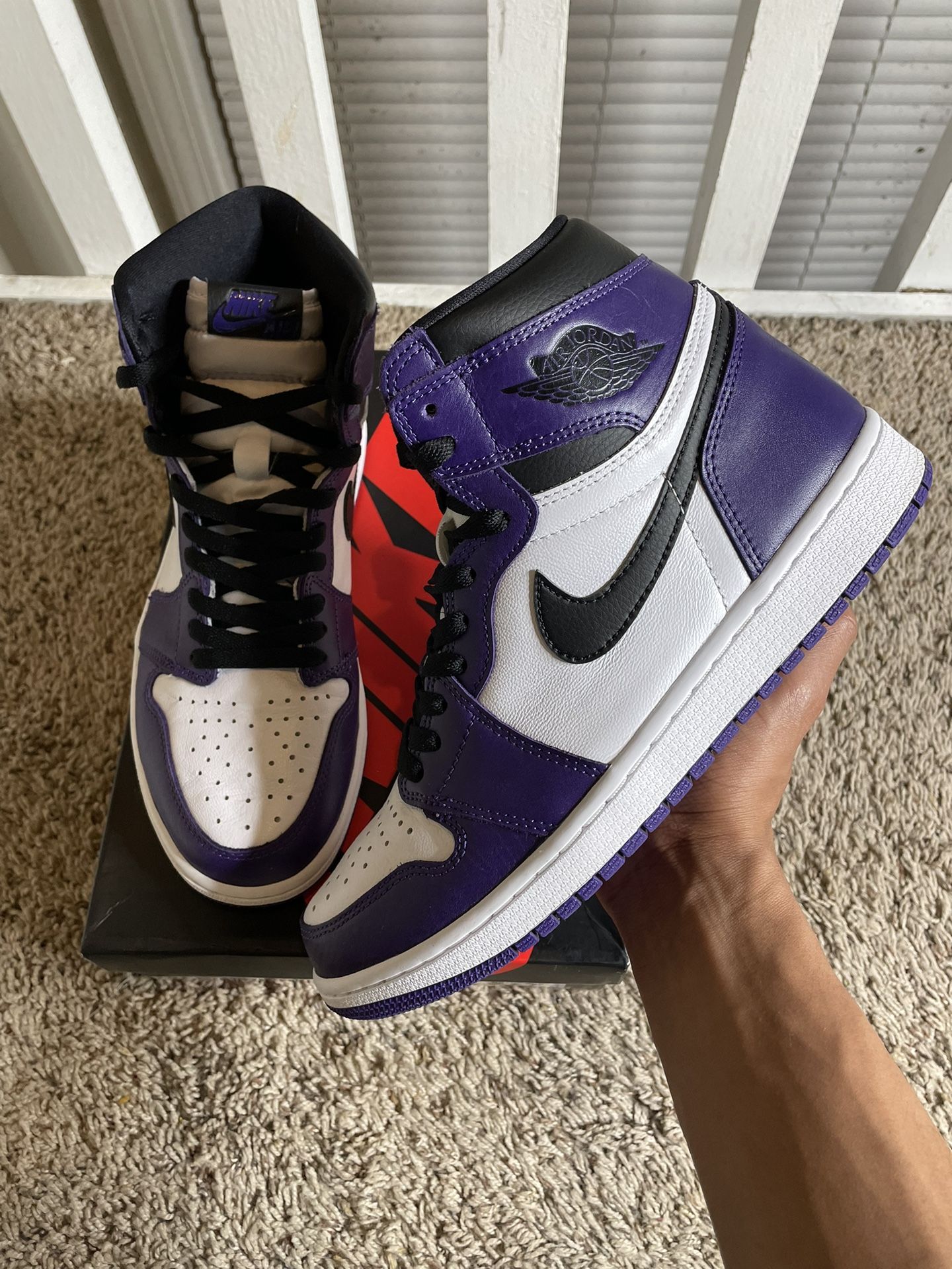Air Jordan 1 Retro High OG Court Purple 2.0