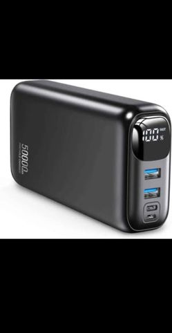 Brand New Smart Power Bank 50,000mAh Ultra fast Portable Charger for Emergencies