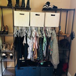 Closet Organizer Clothing Rack 