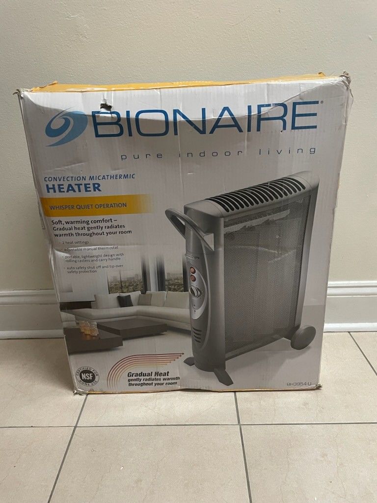 BIONAIRE Electric Micathermic Console Heater
