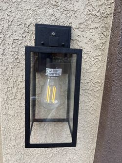 Brand New Black Outdoor lights