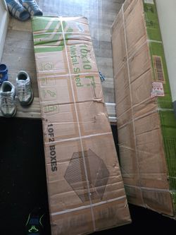 $250 OBO 10x10 Ft Metal Shed Kit