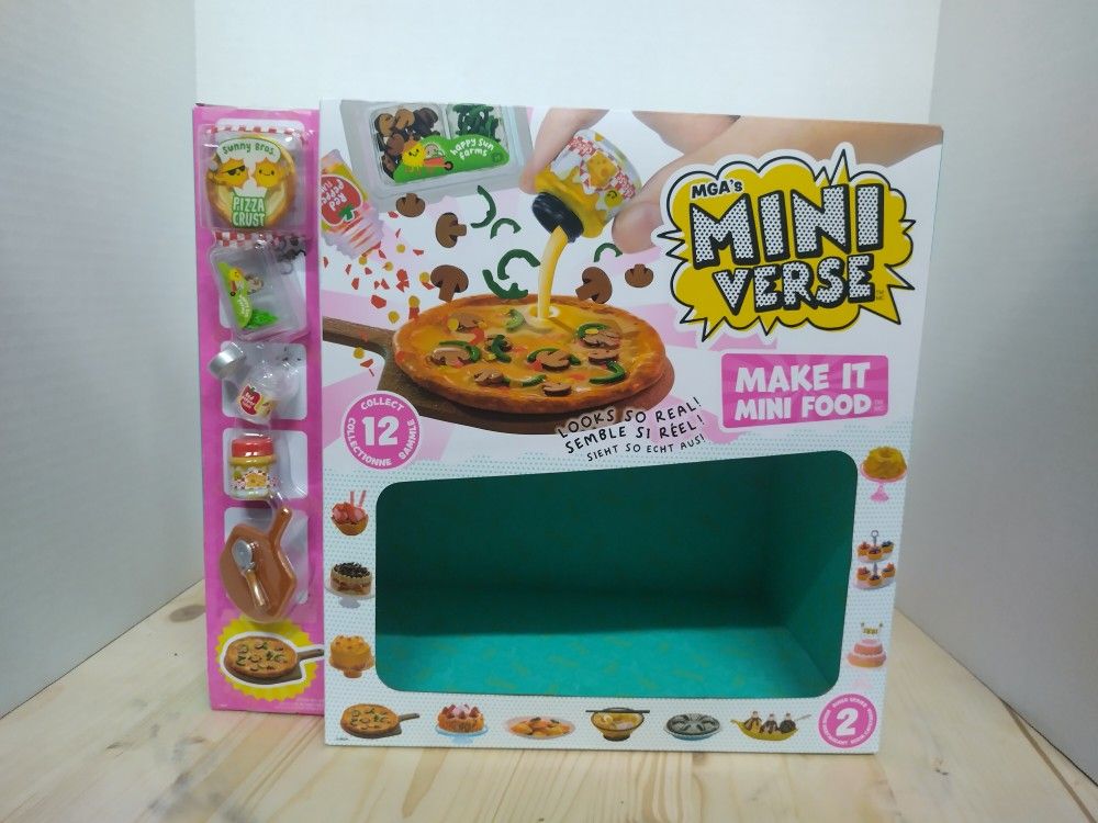 Miniverse - Make It Mini Diner - Series 2 WAVE 1 Display Box (Empty w/ Pizza Extras)