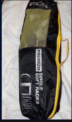 Surf Racks FCS Single Soft Racks With D Rings New