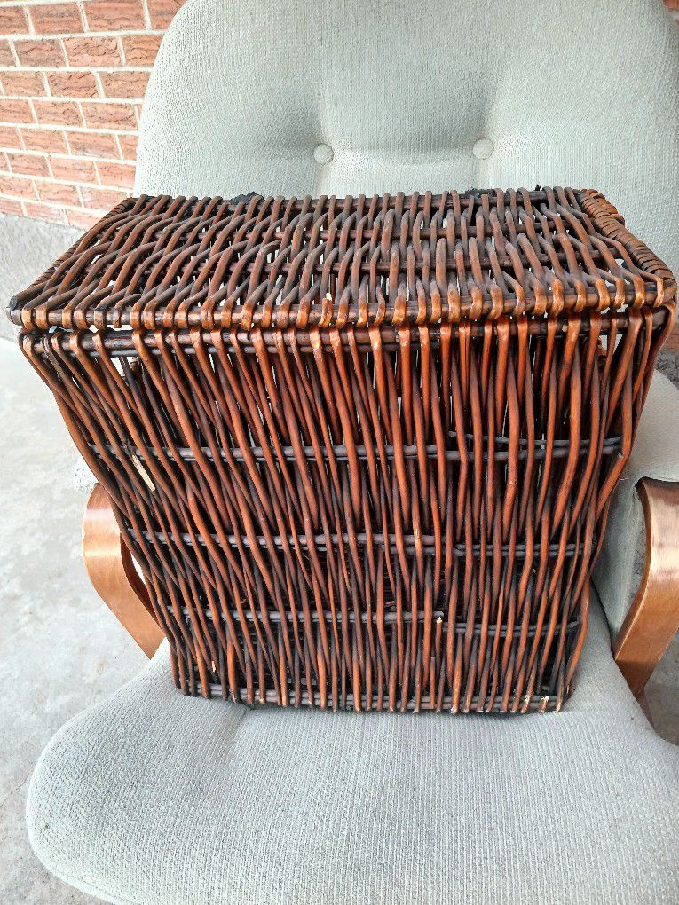 Large Wicker Strips Basket 