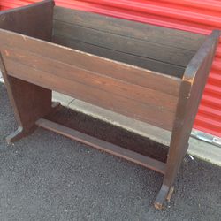 Antique home made baby cradle