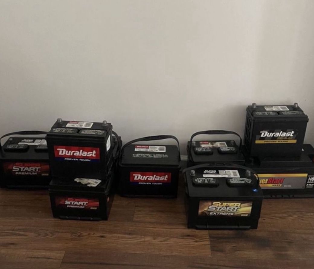 Car battery For Sale Message Me For Sizes 