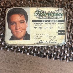 Collectors Elvis License