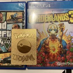 PS4 GAMES (GTA 5 & Borderlands 3) BUNDLE