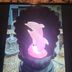 Really Nice Shell Lights The Figurines Inside Turn Different Colors $150 Each