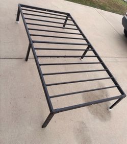 Twin metal frame