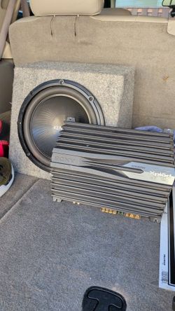 Kenwood 12 SUB and Sony amp