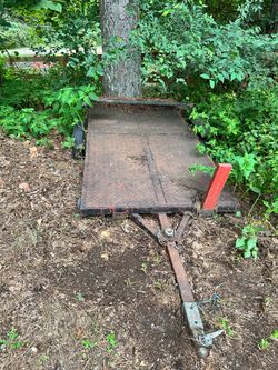Small Flat Bed Utility Trailer