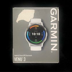Brand New Garmin Venu 3 GPS/Fitness Smartwatch (Retail $450) – Never Used New In Box