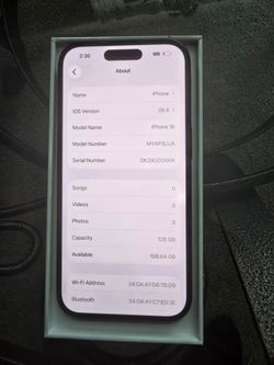 Brand New Apple iPhone 16