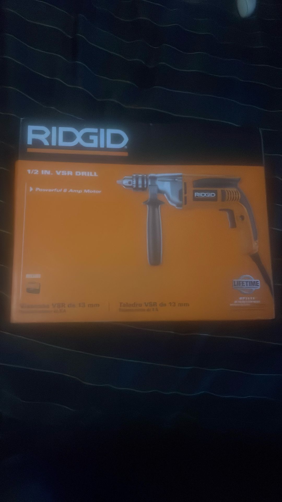 RIGID 1/2” VSR DRILL Model: R71111 (NEW)