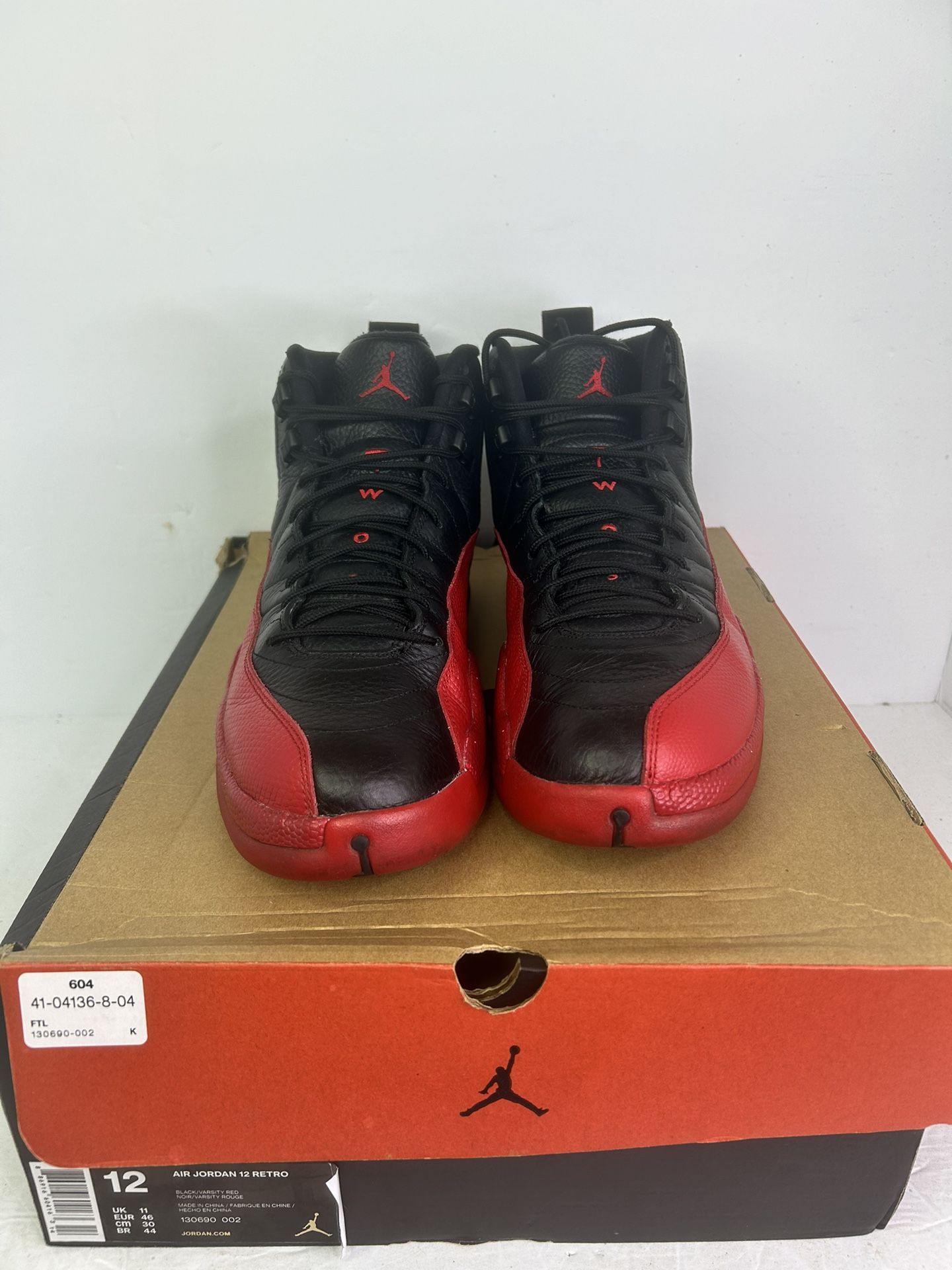 Sneakers Jordan 12 Noir Et Rouge Shoes Air Jordan 12 Bulls Pre