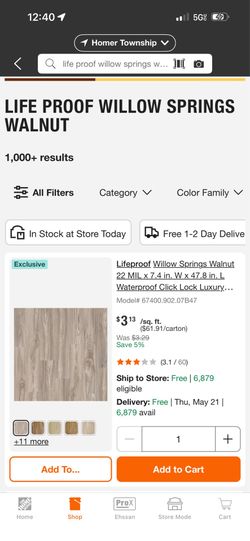 LVP life proof flooring