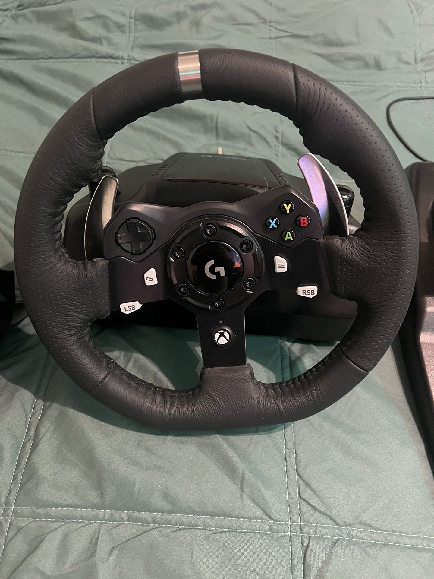 Steering Wheel, Pedal And Shifter.