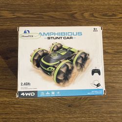 Amphibious 4WD RC Stunt Car, Works Great. PICK UP FOR TODAY