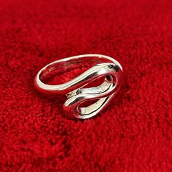 Sterling Silver Tiffany and Co. Elsa Peretti Wave Ring