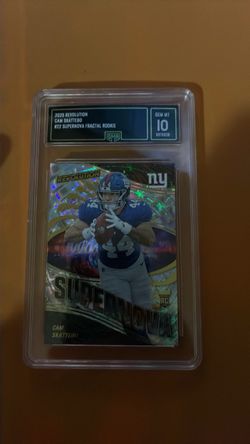 Cam Skattebo 2025 Revolution Supernova Fractal Rookie GMA 10