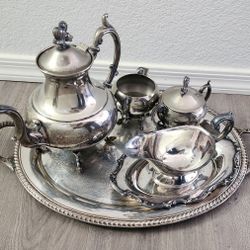 Vintage Silver Plated Set