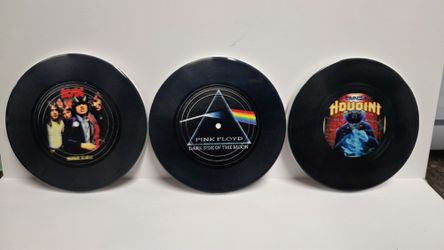 Ceramic Coasters Record Style