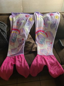 Unicorn Mermaid Tails Blankets