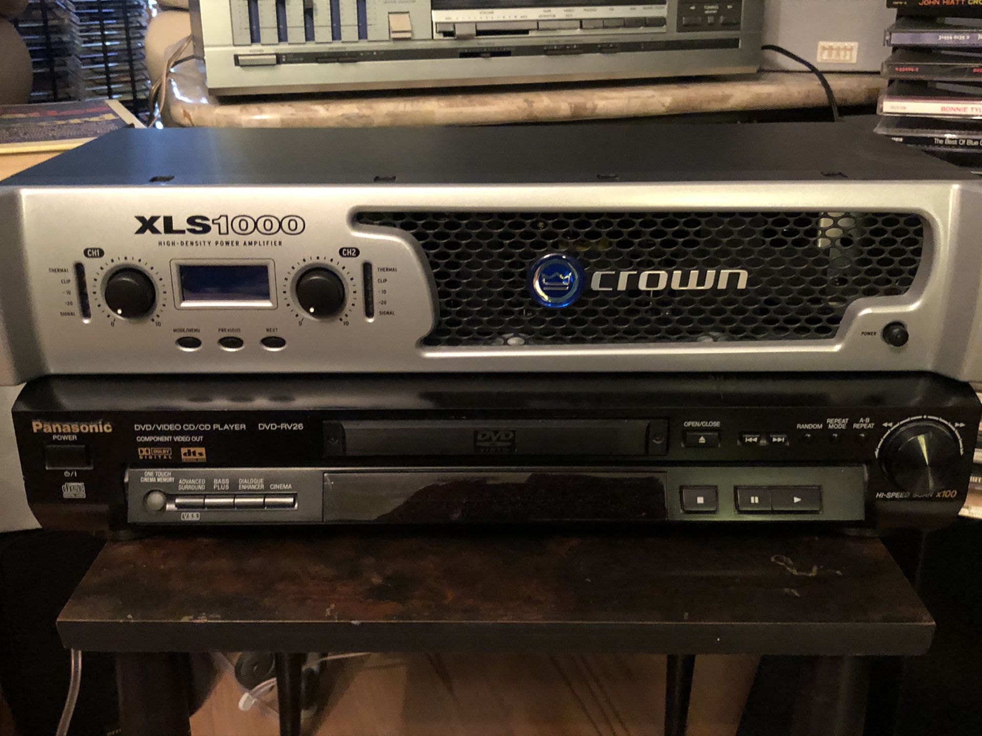 Crown XLS1000 Amplifier XLS 1000
