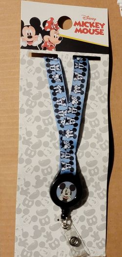 Disney Mickey Mouse Retractable Card Holder Lanyards $4 each (Six Available)