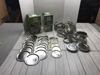 Ball Mason Jar Bands & Lids LOT