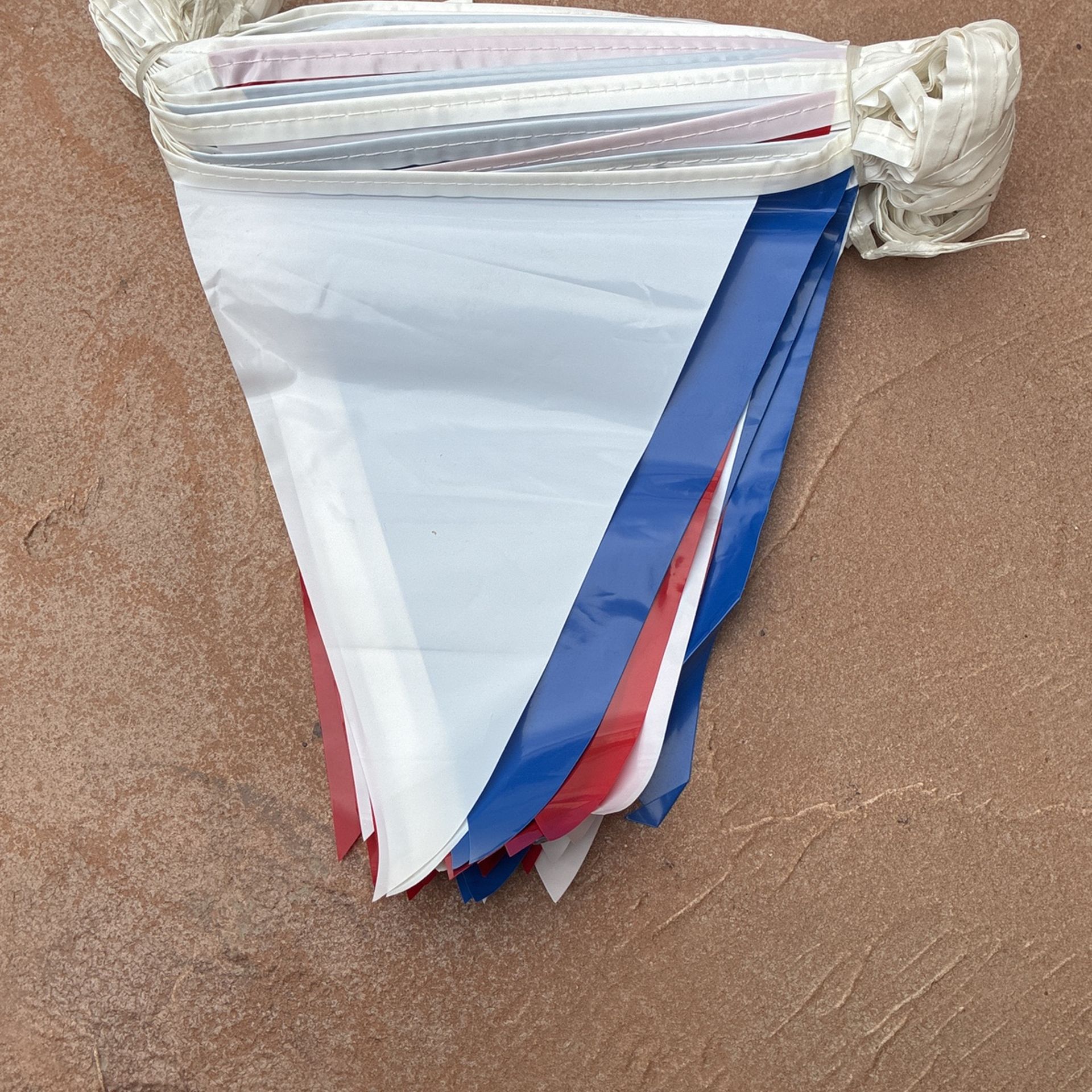 Red/White/Blue Pennant Flags