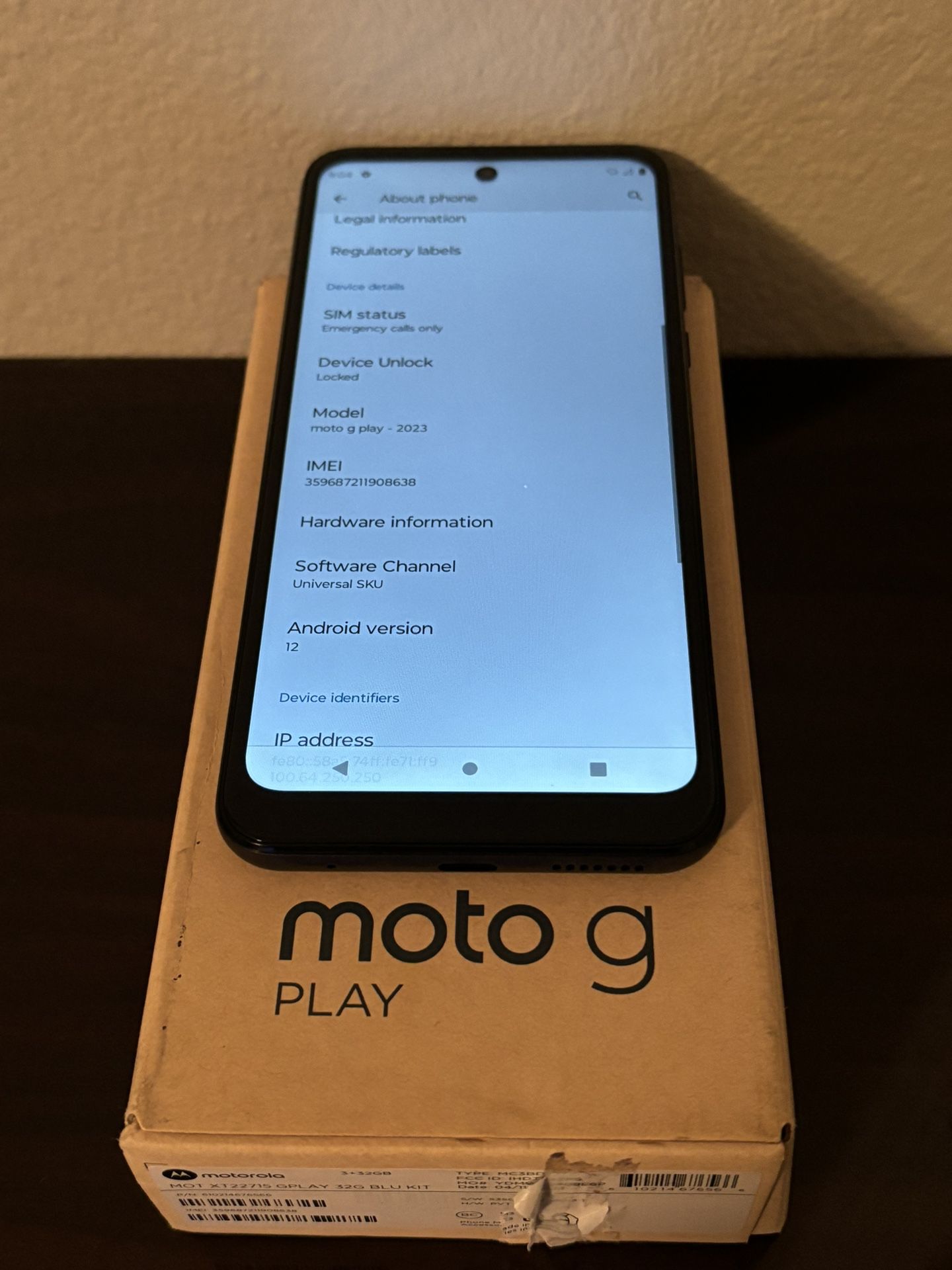 Motorola G Play 32gb Blue Kit Locked